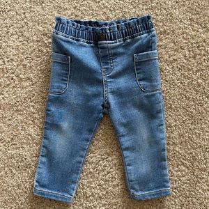 GUC Cat & Jack 6-9m baby jeans
